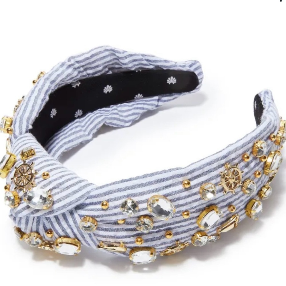 Lele Sadoughi Sailboat Embellished Knotted Headband